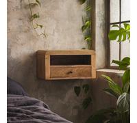Wyld Haus Olbia Chunky Mango Wood Floating Bedside Table