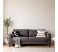 Wyld Haus San Sebastian 3-Seater Sofa Light Grey Fabric