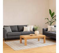 Wyld Haus San Sebastian Set Of 2 Upholstered 3-Seater Sofas Dark Grey Fabric