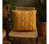 Wyld Haus Set Of 2 Rochefort Mustard Handwoven Cushion Covers