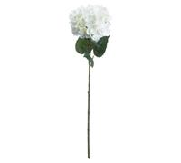 Wyld Haus Set Of 3 Artificial White Hydrangea Stems, 700mm Indoor Faux Flowers