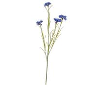 Wyld Haus Set Of 3 Blue Cornflower Artificial Flower Stems 770mm