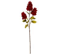 Wyld Haus Set Of 3 Dark Red Spear Hydrangea Artificial Flower Stems 970mm