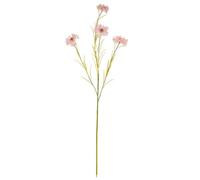 Wyld Haus Set Of 3 Pink Artificial Cornflower Stems - 770 mm Faux Wildflower Bunch