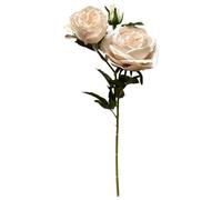 Wyld Haus Set Of 3 Soft Blush Charity Rose Artificial Stems 580mm