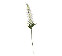 Wyld Haus Set Of 3 White Foxglove Artificial Flower Stems 110mm Indoor Decor