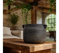 Wyld Haus Sundrift Dark Grey Hydria Stoneware Pot