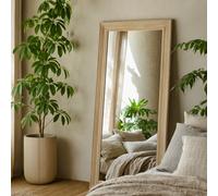 Wyld Haus Tall Rectangular Natural Wood Wall Mirror 1200 X 760 X 30 mm