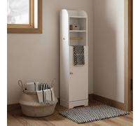 Wyld Haus Vale Compact Narrow Bathroom Storage Cabinet in White Wyld Haus White