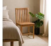 Wyld Haus Verona Solid Mango Wood Dining Chair In Oak Finish