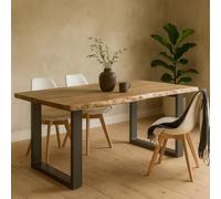Wyld Haus Wellington 200Cm Live Edge Acacia Dining Table - 6 Seater