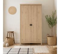 Wyld Haus Wildberry 2-Door Wardrobe In Jackson Hickory Oak