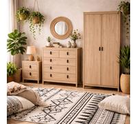 Wyld Haus Wildberry 3-Piece Bedroom Set In Jackson Hickory Oak