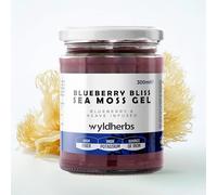 Wyld Herbs All-Natural Blueberry Infused Sea Moss Gel | 100% Wildcrafted Dr Sebi Sea Moss | Superfood Rich in Minerals, Proteins & Vitamins - Vegan & Gluten Free Sourced from the Caribbean 300ML