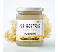 Wyld Herbs All-Natural Sea Moss Gel | 100% Wildcrafted Dr Sebi Sea Moss | Superfood Rich in Minerals, Proteins & Vitamins - Vegan & Gluten Free Sourced from The Caribbean 300ML