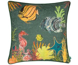 Wylder Abyss Chenille Under The Sea Cushion Cover - Bottle - 43cm x 43cm - Bottle - 100% Polyester
