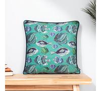 Wylder Abyss Fish Repeat Chenille Piped Cushion Cover