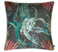 Wylder Abyss Octopus Chenille Feather Filled Cushion
