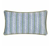 Wylder Nature Albera Stripe Velvet Piped Polyester Filled Cushion