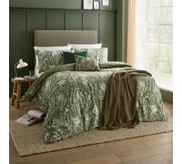 Wylder Albus Forest Wildlife Printed Reversible Duvet Cover Set