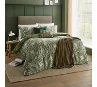 Wylder Albus Forest Wildlife Printed Reversible Duvet Cover Set