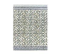 Wylder Annabelle Cotton Bedspread - Blue - 150cm x 200cm - Blue - 100% Mixed