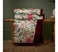 Wylder Beatrice Floral Faux Fur Throw Multi 130cm x 180cm