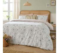 Wylder Bella Reversible Floral Duvet Cover Set - Natural - Natural - Single