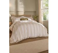 Wylder Birdie Stripe Duvet Set Natural Natural