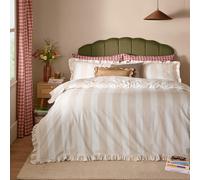 Wylder Birdie Stripe Ruffle Duvet Cover Set | Various Colours