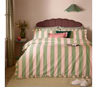 Wylder Birdie Stripe Ruffle Duvet Cover Set | Various Colours