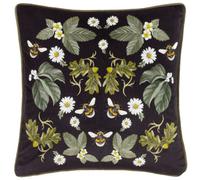 Wylder Braywick Clarence Mirror Printed Velvet Feather Rich Cushion