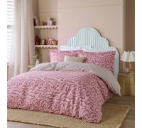 Wylder Brianna Reversible Cotton Floral Duvet Cover Set - Cherry - Cherry - Double