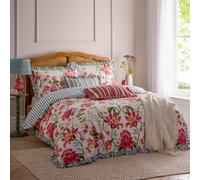 Furn Duvet Cover Set Wylder Claudia Floral Ruffle Multicolour Super King
