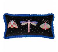 Wylder Darkling Beetles Embroidered Velvet Cushion Cover