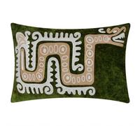 Wylder Dynasty Dragon Embroidered Chenille Cushion Cover
