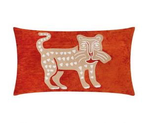 Wylder Dynasty Leopard Embroidered Chenille Cushion Cover