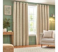 Wylder Grantley Jacquard Eyelet Curtains 229 x 229c Beige