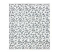 Wylder Hermione Cotton Ruffled Bedspread - Ivory/Blue - 240cm x 260cm - Ivory/Blue - 100% Mixed
