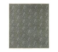 Wylder Hermione Cotton Ruffled Bedspread - Moss - 150cm x 200cm - Moss - 100% Mixed