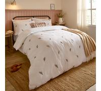 Wylder Josephine Embroidered 100% Cotton Muslin Duvet Cover Set