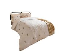 Wylder Josephine Reversible Embroidered Duvet Cover Set - White/Pink - White/Pink - King
