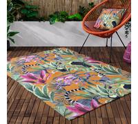 Wylder Kali Animals Washable Outdoor Rug 120 x 170c Multi