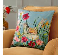Wylder Marais Bird Meadow Printed Chenille Cushion | Size: 45 cm x 45 cm Wylder Multicolor 45 cm x 45 cm