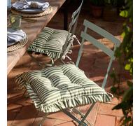 Wylder Millie Ruffle 2 Pack Indoor Outdoor Seat Pads