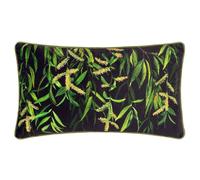 Wylder Nature Braywick Willow Velvet Piped Polyester Filled Cushion Multi 30cm x 50cm