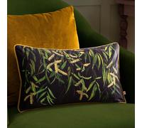 Wylder Nature Braywick Willow Velvet Piped Polyester Filled Cushion | Size: 30 cm x 50 cm Wylder Nature Multicolor 30 cm x 50 cm