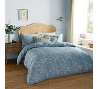 Furn Duvet Cover Set Wylder Bronte - 100% Cotton Floral - Bluebell King