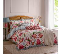 Furn Duvet Cover Set Wylder Claudia Floral Ruffle Multicolour Super King