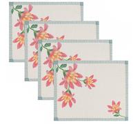 Wylder Nature Claudia Indoor/Outdoor Placemat - Candy Red - 46x36